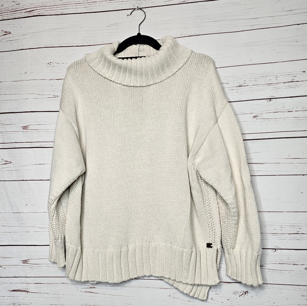 Shannon Passero Cream Turtleneck Sweater